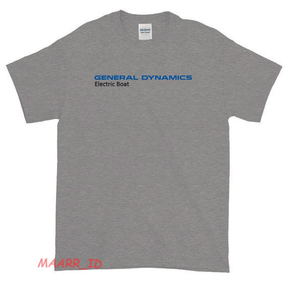 

New General Dynamics Electric Boat Logo American Funny T Shirt USA size S-XXL Unisex T-Shirt XXXXL