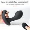 Male Prostate Massager Wireless Remote Control Anal Plug Vibrator Huge Butt Plug Inflatable Vagina Anal Sex Toys for Men 18