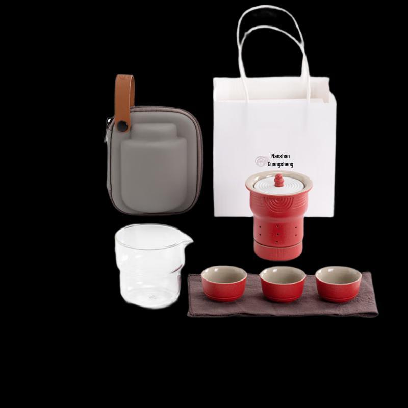 Portable Chinese Ceramic Travel Tea Set