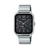 [Casio] CASIO Standard Moon Phase Analog Men's Watch MTP-M305D-1AV Metal Band Black Overseas Model [Parallel Import]