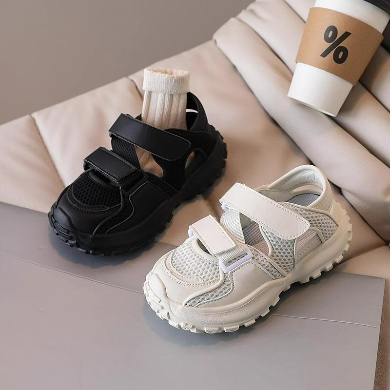 Unisex Kids Breathable Sports Sandals, Casual Half Shoes For Boys Girls Toddlers