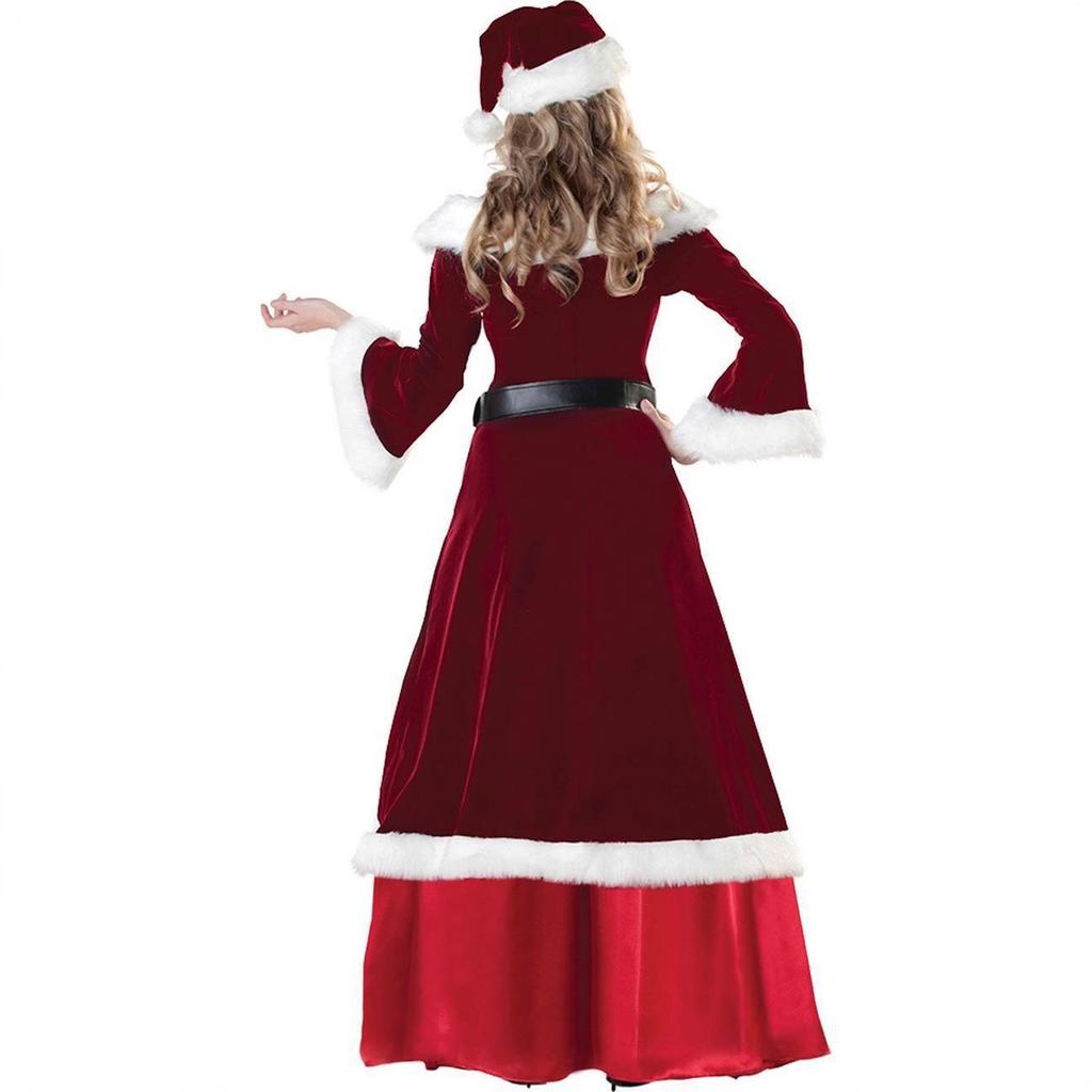 M-6XL Plus Size Couple Christmas Costumes: Men's and Women's Santa Claus Designs