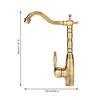 Antique Retro Style Solid Brass Kitchen Bathroom Basin Sink Faucet Hot & Cold Pipes Mixer Tap