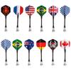 Hot Sale 6pcs/Set Bullseye Target Game Child Safety National Flag Magnetic Dart Super Suction for Magnet Dartboard