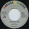 Disque 7 pouces NATHAN SKYERS Matter Of Time AMM008 Amussu Music 1980 UK Reggae Ska Dub Occasion