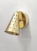 Mid Century Modern Cone Wall Sconce,Modern Brass Light Fixture, Adjustable Wall Light, Kitchen Wall Mount Fixture