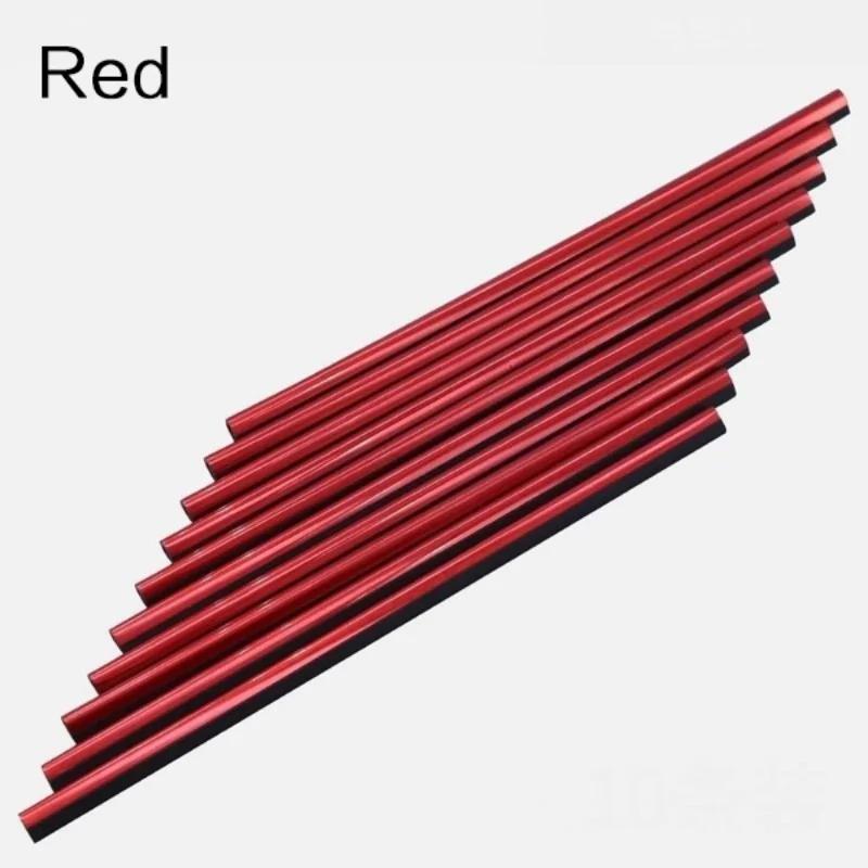 

STONEGO 20cm Universal Car Air Conditioner Outlet Decoration U Shape Protective Interior Diy Car Styling Moulding Trim Strips красный