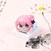 Game Character Figure Seal PVC Cartoon Anime Girl Figurine Stamp Desktop Decoration Game Fans Collectible Gift