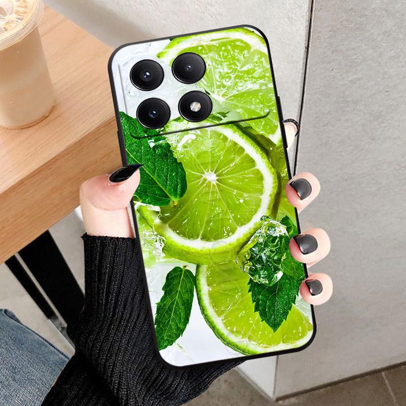 For POCO X6 Pro Case Cover Fundas Black Soft Silicone TPU Protective Phone Case For Xiaomi POCO X6 Pro Bumper Coque POCOX6 X 6