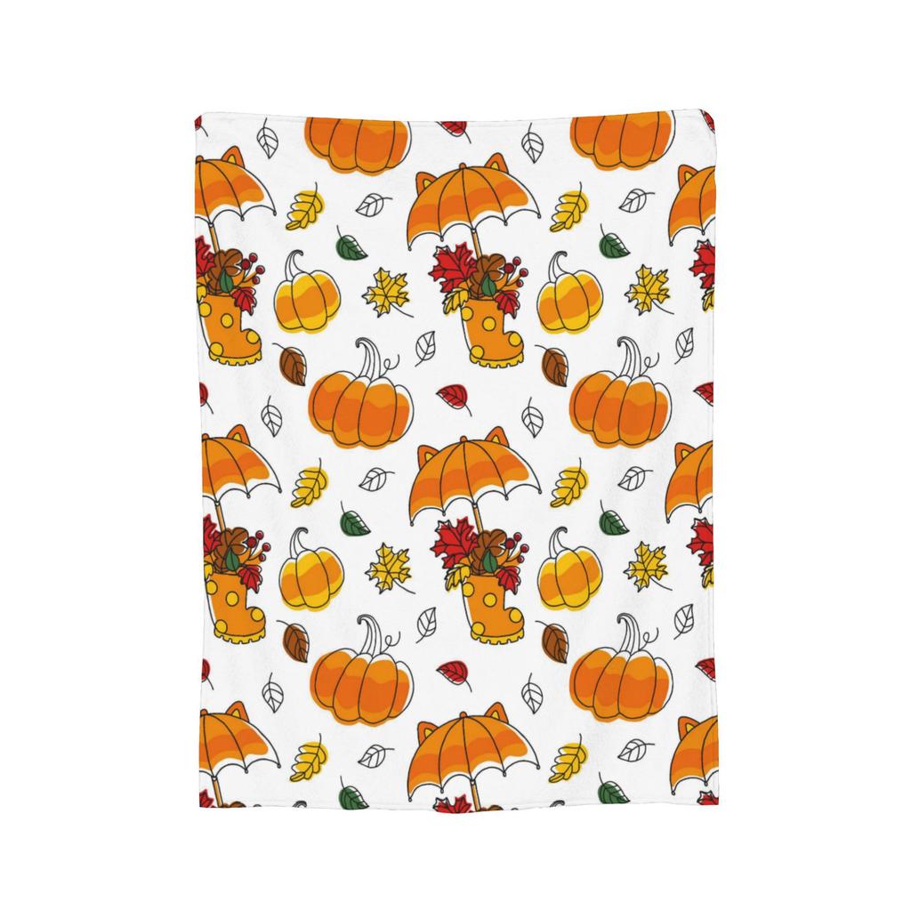 Cartoon Bat Halloween Gothic Blankets Fleece  Winter  Portable Lightweight Thin Throw Blanket for Bed Bedroom Rug Piece