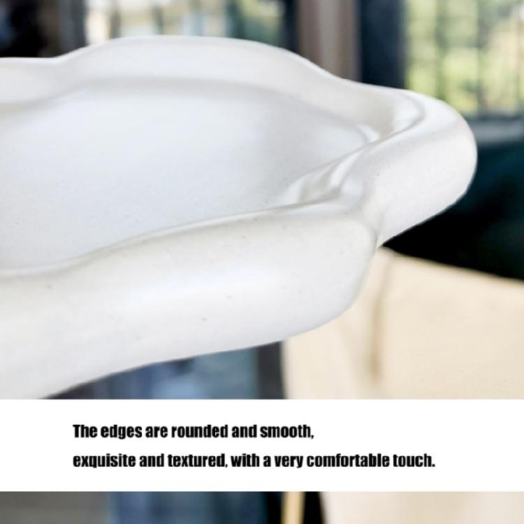 2PCS Artistic Ceramic Trays with Cloud Shape for Modern Home Enhancement and Photo Event Blending Seamlessly Anywhere