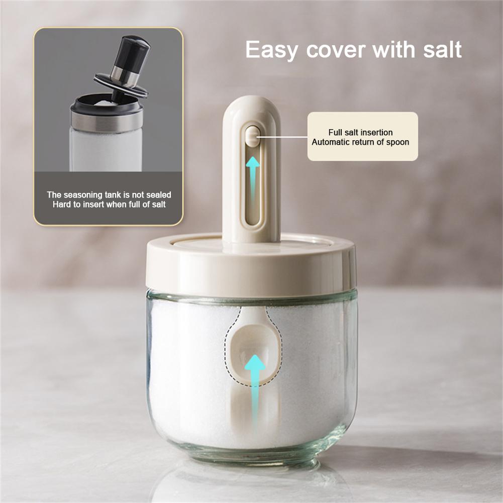 Telescopic Spice Seasoning Bottle Household Kitchen Seasoning Box Leak-proof Salt Storage Box