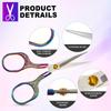 4PC Sewing Scissors Stainless Steel Retro Embroidery Tailor Scissors Dressmaker Shears Fabric Cutter DIY Sewing Accessories
