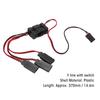 JR to JST Y Splitter Harness Parallel Wire 1 for 3 Y Cable with Switch for Remote Control Cars