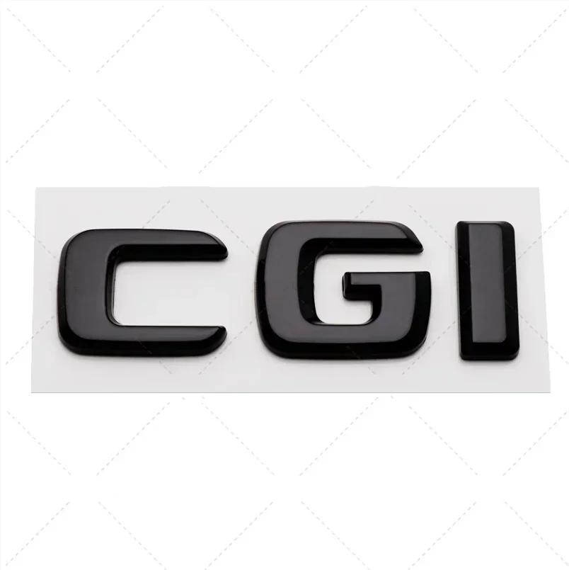 

3D ABS CDI CGI Logo Letters Car Rear Trunk Sticker For Mercedes C200 C220 W204 W205 E220 E200 E250 W211 Emblem Badge Accessories