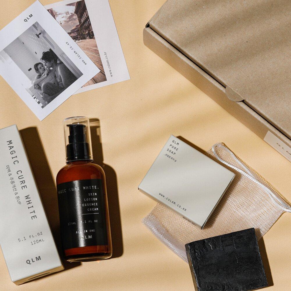 QLM M Herren Aufhellende Hautprobleme All-in-One 2-teiliges Set