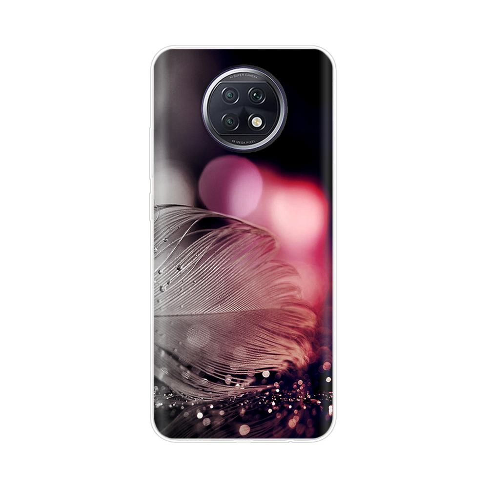 Fashion TPU Phone Case For Xiaomi Redmi Note 9T Soft Silicone Painting Case for Redmi Note 9T 5G Case Note9T 9 T coque flower