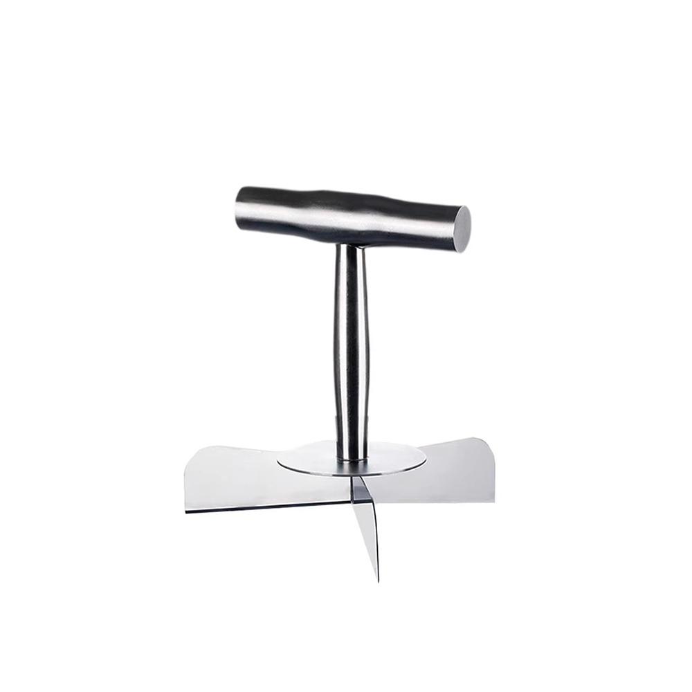 

Ergonomic Handle Pizza Cutter 3/4 Divided Dough Chopper Easy To Clean Pastry Scraper Home 3 Divider