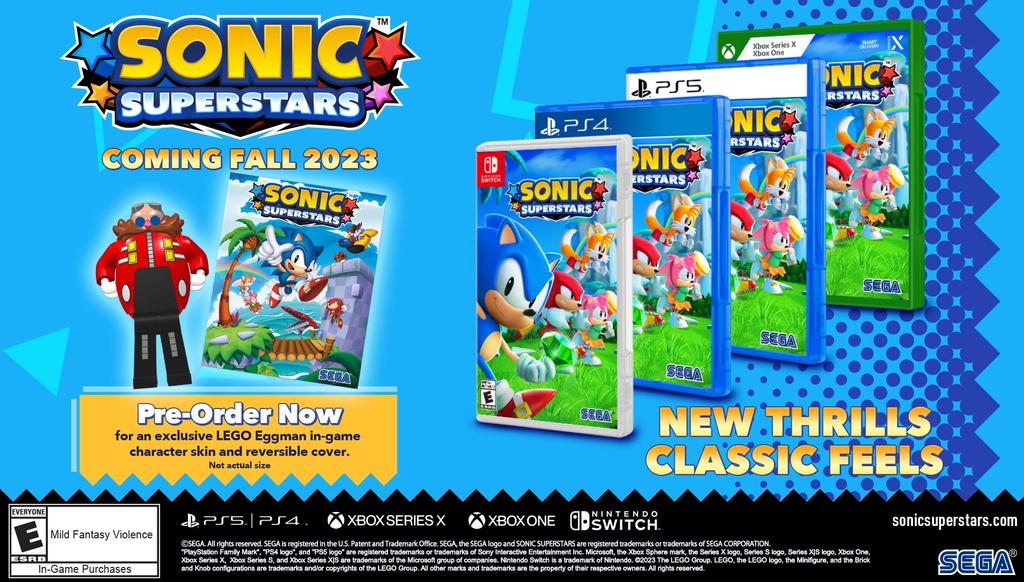 Sonic Superstars North XboxOne and Xbox Series X (Import version America) -