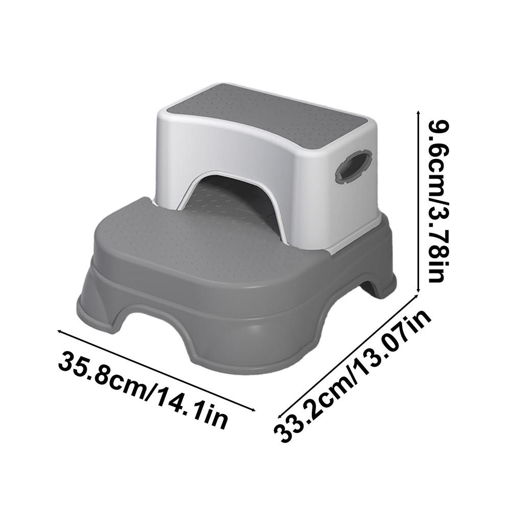 Step Stools For Kids Potty Steps For Toddler Stepping Chair Disassemble Non-slip Foot Mat Design Handrail Stool For Kitchen Bath