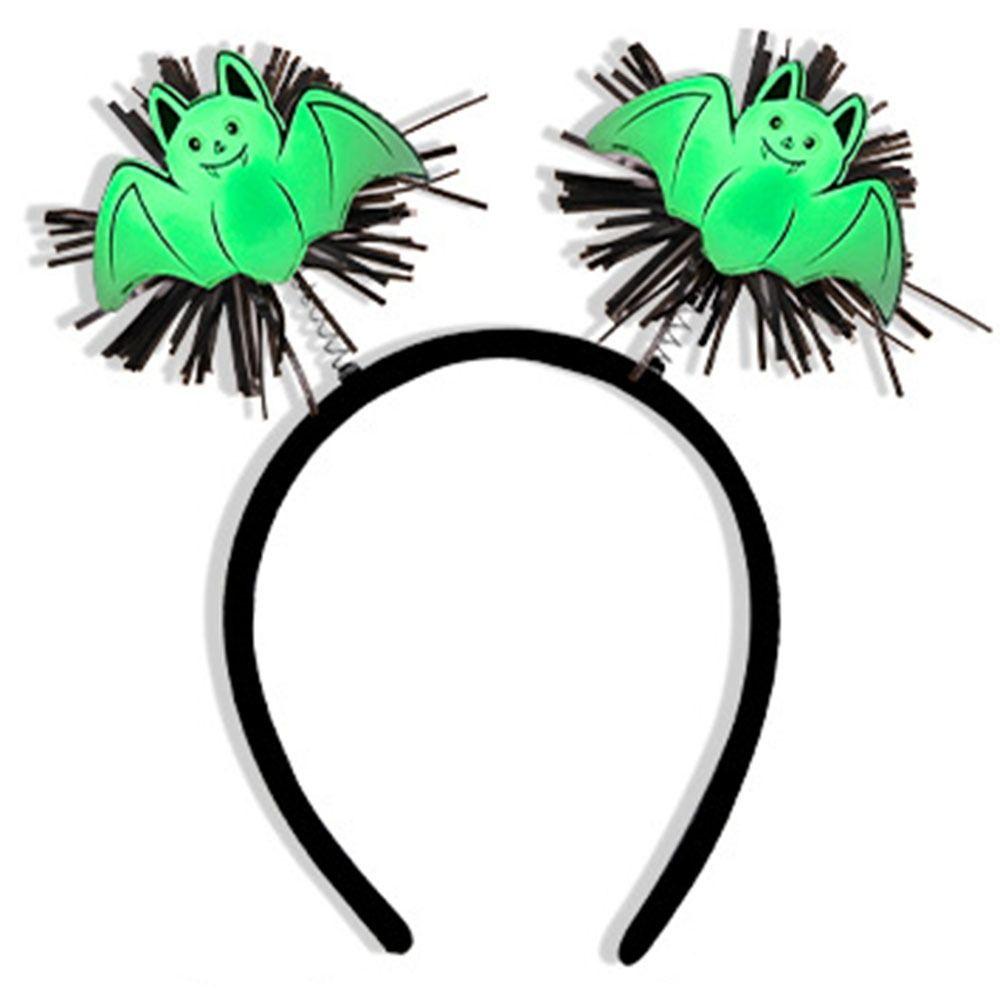 Headdress Halloween Headband Halloween Decoration Luminous Hair Bands Creative Bat Hair Hoop  Party
