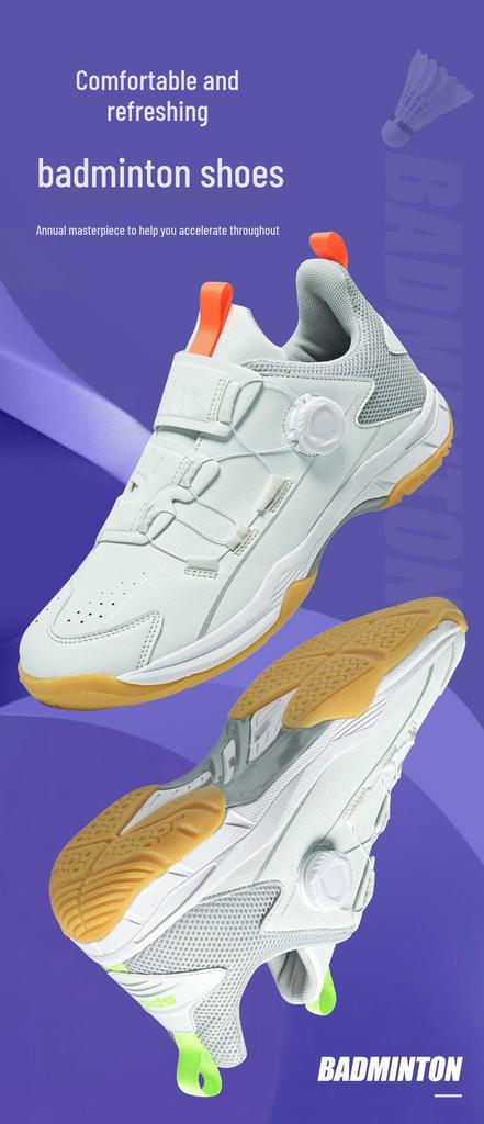 Men's and Women's Anti-Slip Sports Shoes for Volleyball, Badminton, Table Tennis, and Tennis