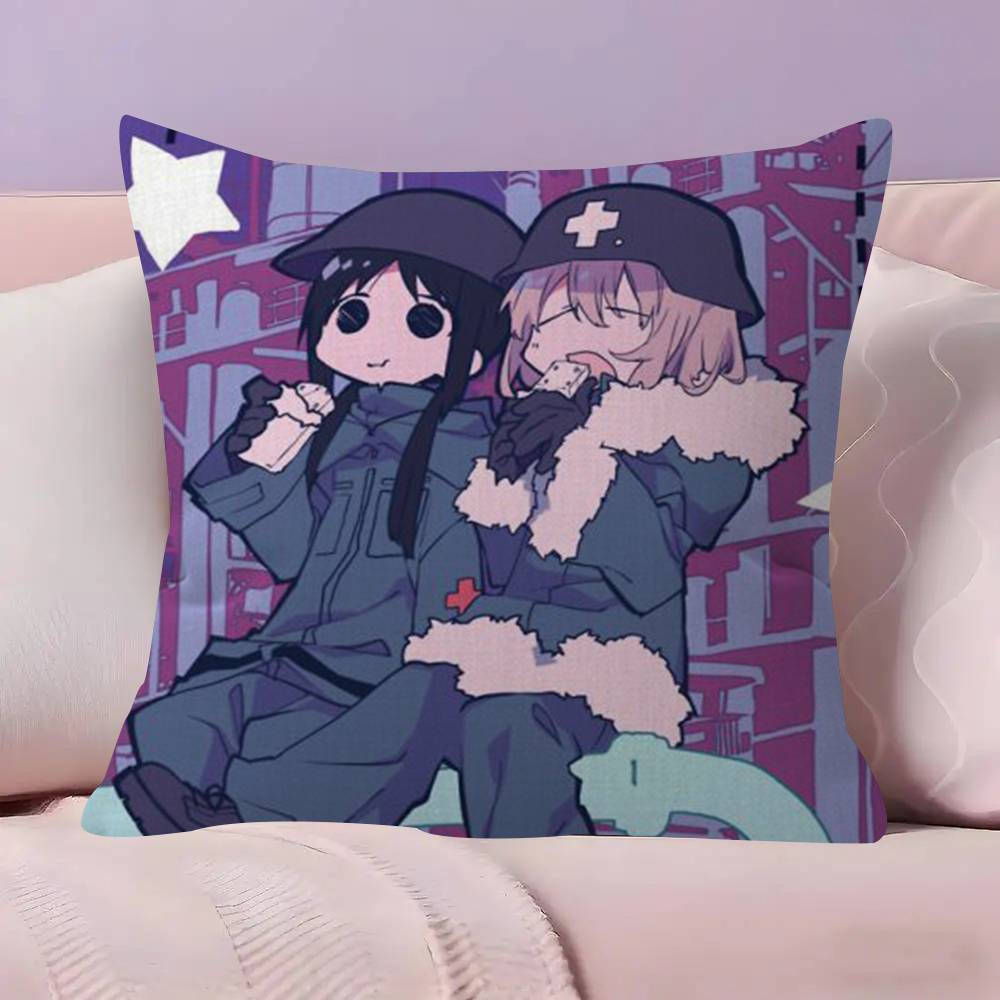 Anime Girls LLast Tour   Personalized Pillow Cover Kids Bedroom Wild Party Decor Pillowcase kid Birthday shower Gift