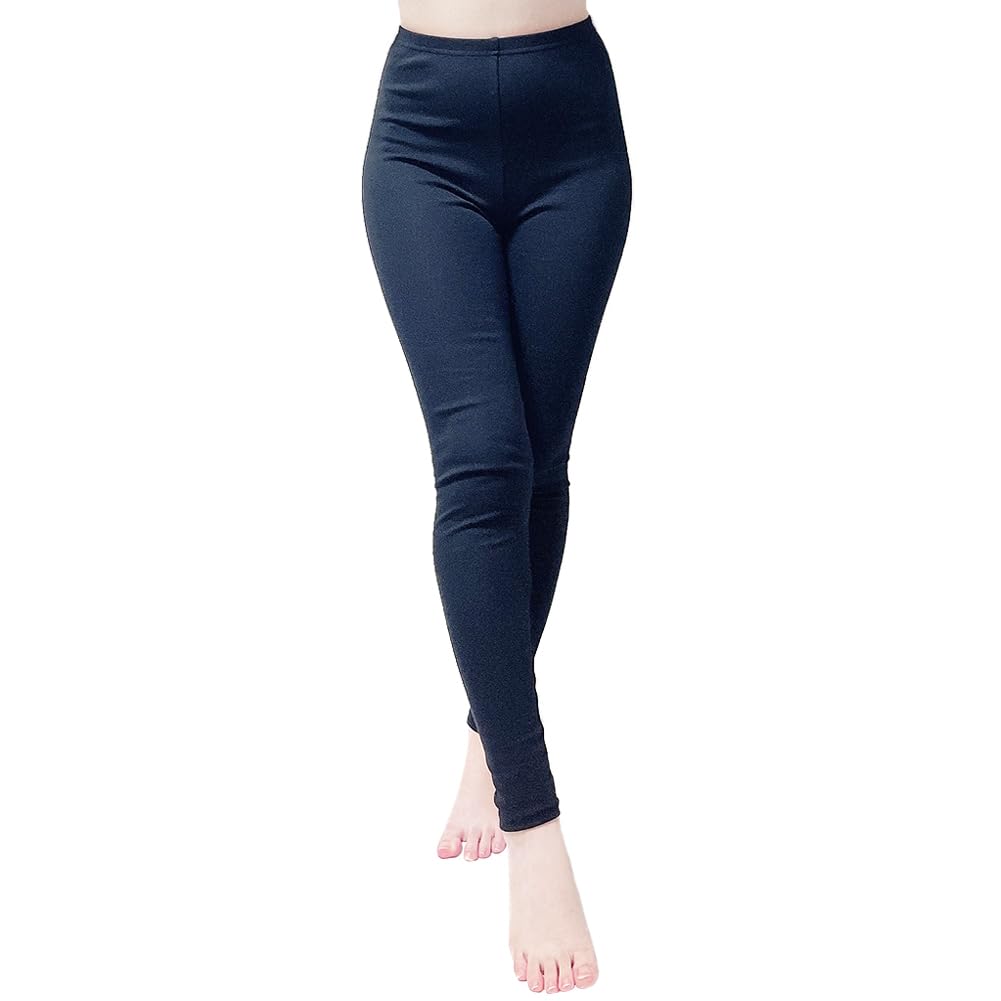 Made In Japan with Plenty of Perfect for Those Who Love Super Cotton Black Cotton [kokoromeika] Cotton. Cotton. Leggings. Women's Leggings.