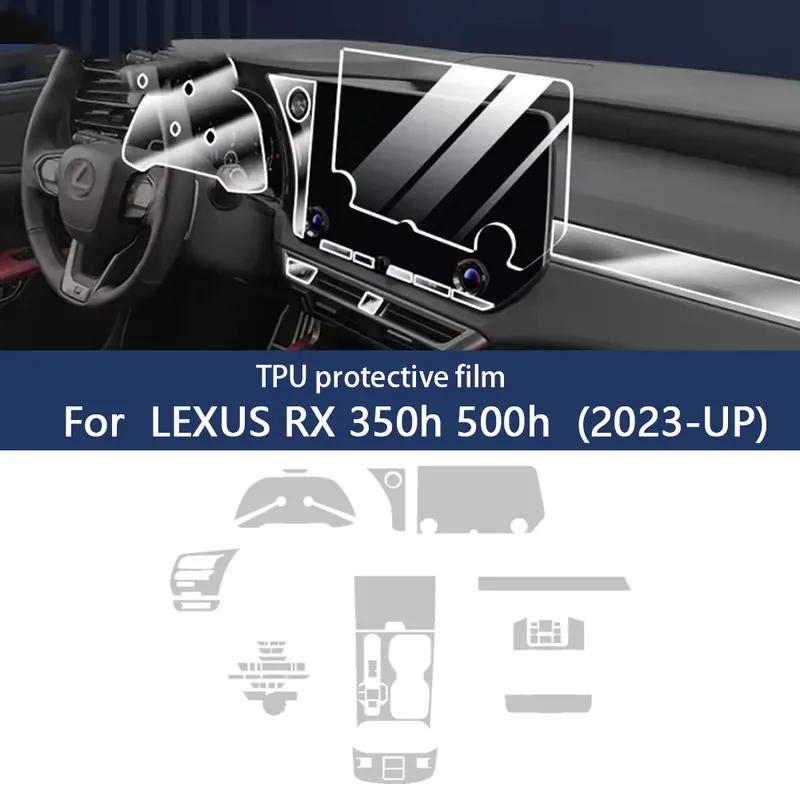 Car GPS Navigation LCD TPU Screen Protector Anti-Scratch Film Fitting PPF Protective Sticker For Lexus RX 350h 500h
