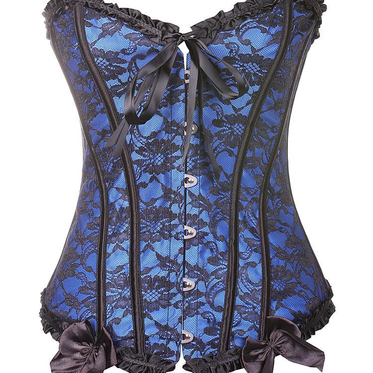 Sensual Lace Overbust Corset Bra - Body Shaping and Stylish Design