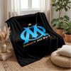 Olympique Marseille Thema Decke Weiche Flanell Fleece Decke Warme Leichte Überwurfdecke für Zuhause Sofa Bett