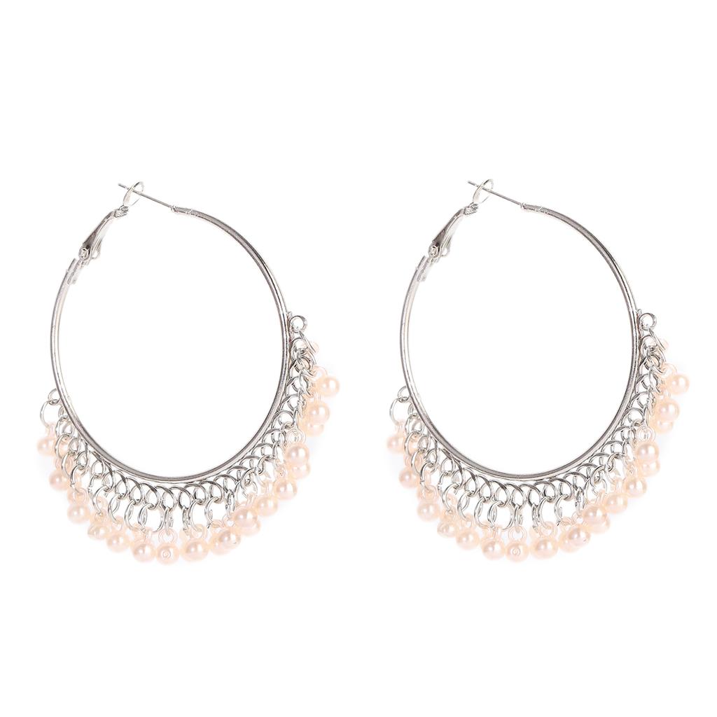 Indian Jhumka Zircon Vintage Bell Tassel Earring Boho Antique Ethnic copper Plated Drop Hanging Earrings For Women Pendientes