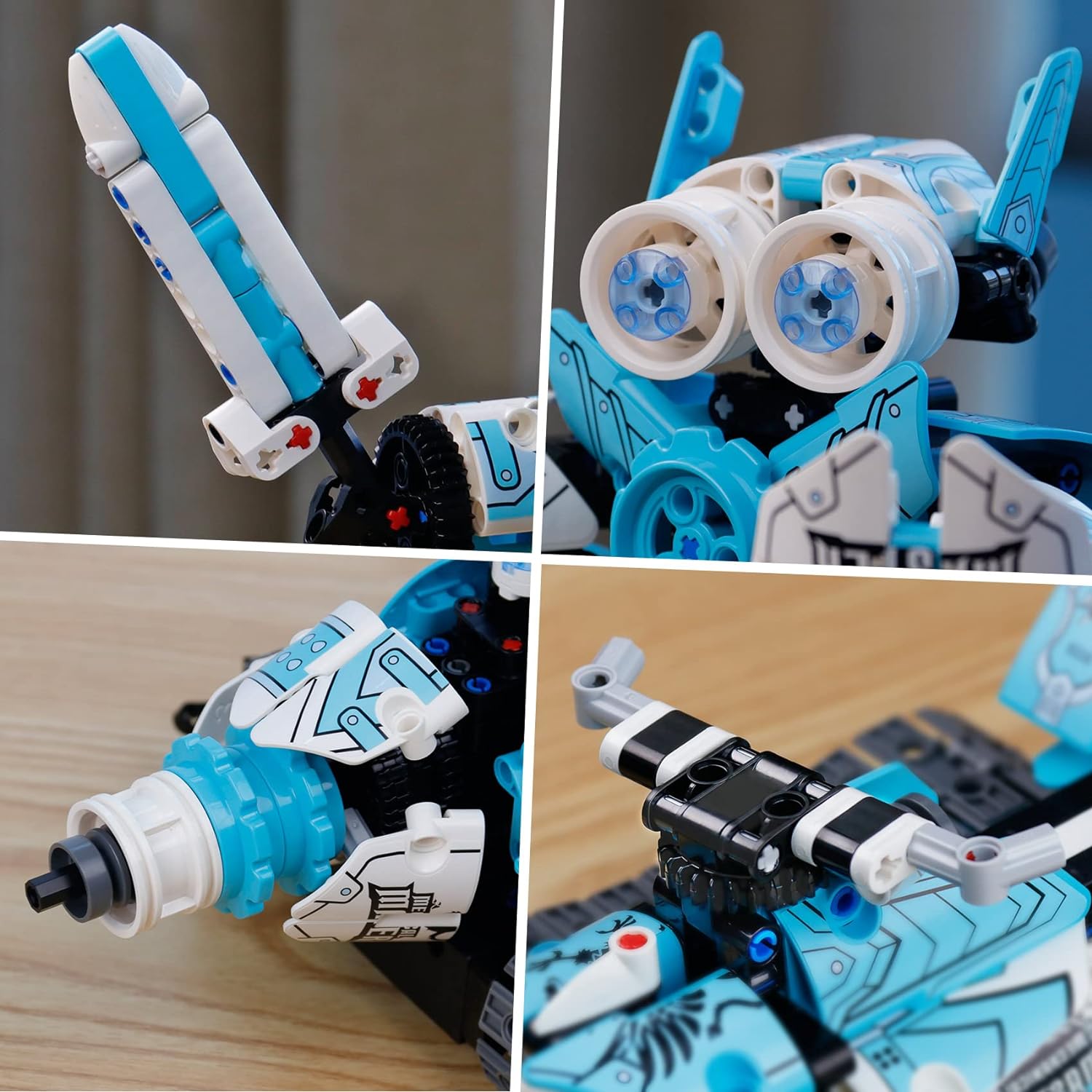 Наборы для сборки роботов с дистанционным управлением для детей 6–12 лет 3 в 1 STEM — фото 4