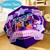 Custom Name Umbrella Music Stars KPop Demon Umbrella 8-Frame for Travel, Camping, Casual Lightweight Portable, Essential for Family Gifts