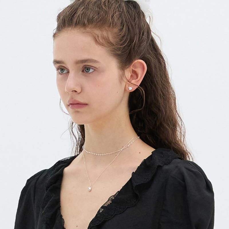 FLOWOOM Mesh Rose Dangle Scrunchie