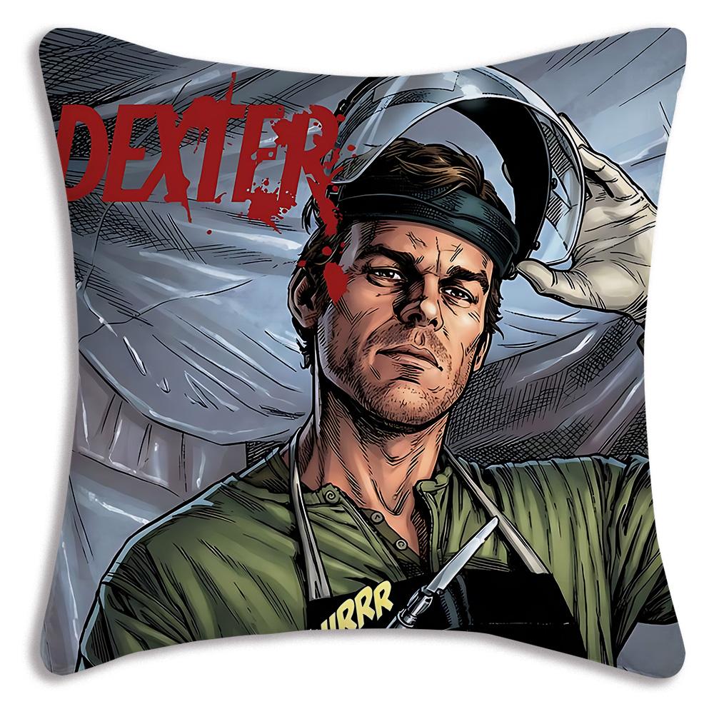 Copricuscini Classici Film D-Dexter Morgans Cartone Animato Divano Decorativo Casa Stampa Double-sided Corto Peluche Carino Copricuscino