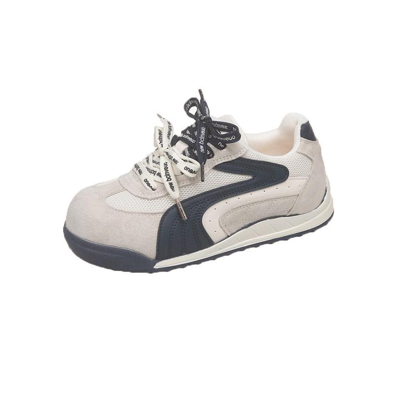 Women's New Autumn Platform Round Head Pair of Shoelaces, College Style Casual Board Shoes