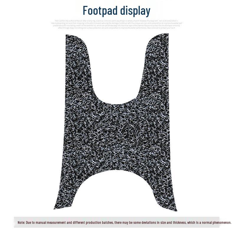 Haojue VSR125 Silk Ring Foot Pad: Waterproof, Non-Slip, Modified Pedal Mat for HJ125T-39A Motorcycle