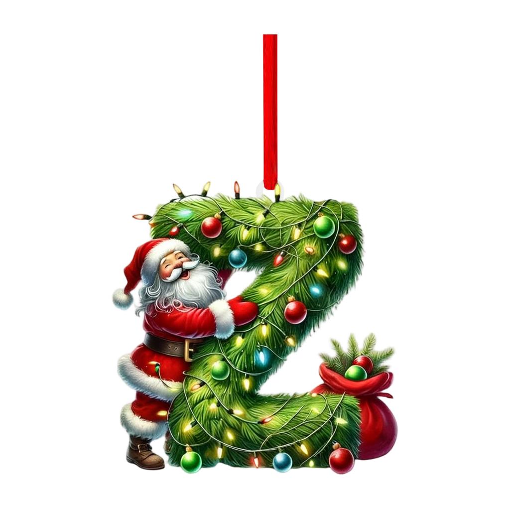 26 Letter,Christmas,Ornaments,Acrylic,1