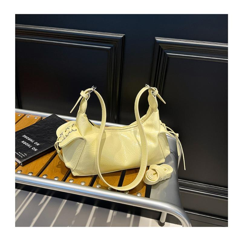 Large Capacity Bag Women's Summer New Casual Niche Shoulder Messenger Bag Commuter Dumpling Bag