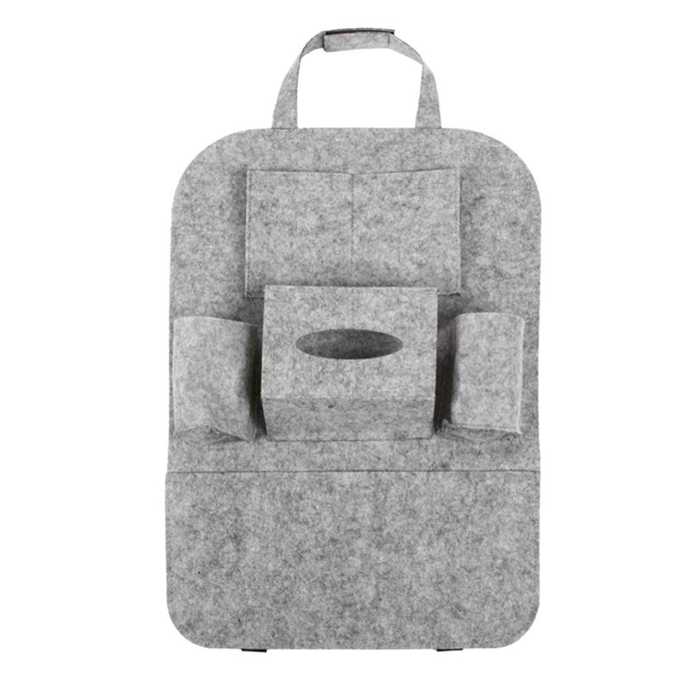Car Rear Seat Organizer With Fabric Storage Bag For Children Car Interior Accessories