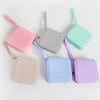Mini Silicone Organizer Wallet Coin Purse Waterproof Smooth Zipper Earphone Bag Travel Pouch Students