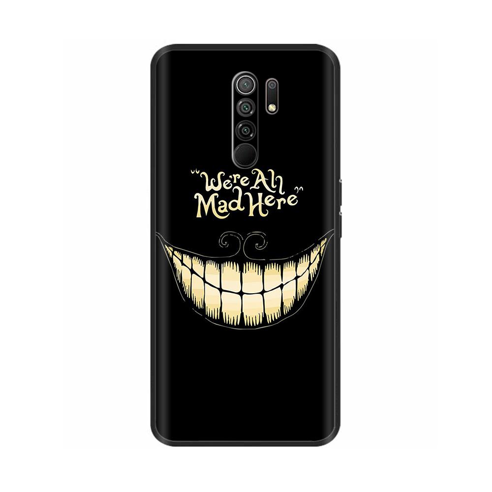 Silicon Case for Xiaomi Redmi 9 Redmi9 Case Back Cover Coque Funda Shell Soft Black TPU Cute Cartoon Phone Bag Bumper Protective