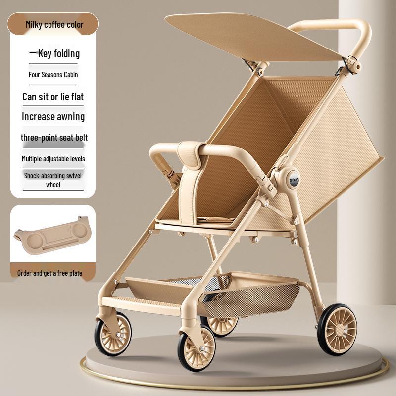 

Ультралегкая Портативная Дорожная Коляска для Детей - Складная, Компактная, Бесплатная Доставка