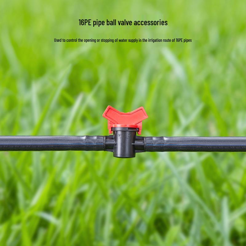 Horticultural Barbed Ball Valve: All-in-One Irrigation Control & Garden Watering Regulator