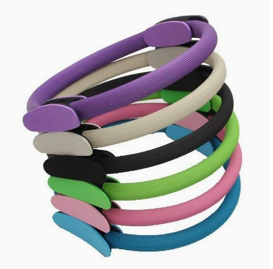 Pilates Ring & Yoga Resistance Band: Leg Muscle Training, Body Sculpting, Pelvic Floor Strength.