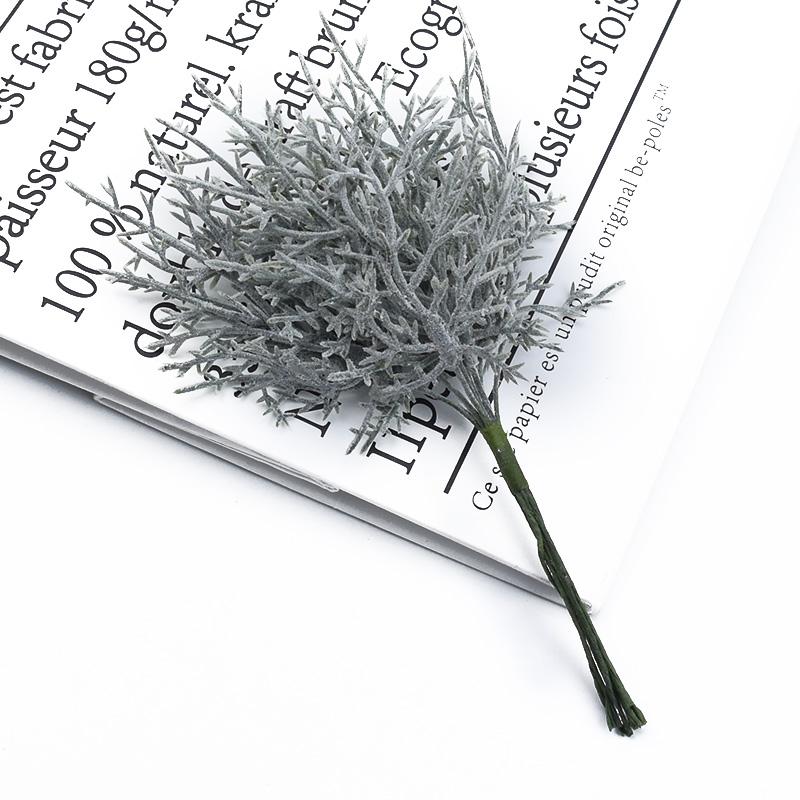 4/8pcs Artificial Plants Christmas Tree Leaves Vase Home Room Decor Wedding Party Bridal Accessories Clearance Diy Gifts Plastic