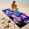 1Pc Kpop Demon Hunters Beach Towel, Quick Dry, Multi-Use for Beach Pool Gym Yoga Home Travel, Christmas, Halloween, Xmas Gift M929129