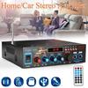 2.0 Channel 220V 800W Black Bluetooth Amplifier with Remote Control Stereo Surround Amplifier