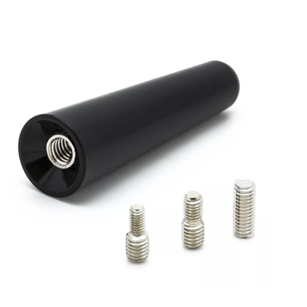 Universal 3cm Short Antenna Car Roof Aerial with Antenna Base and Adapter Screws